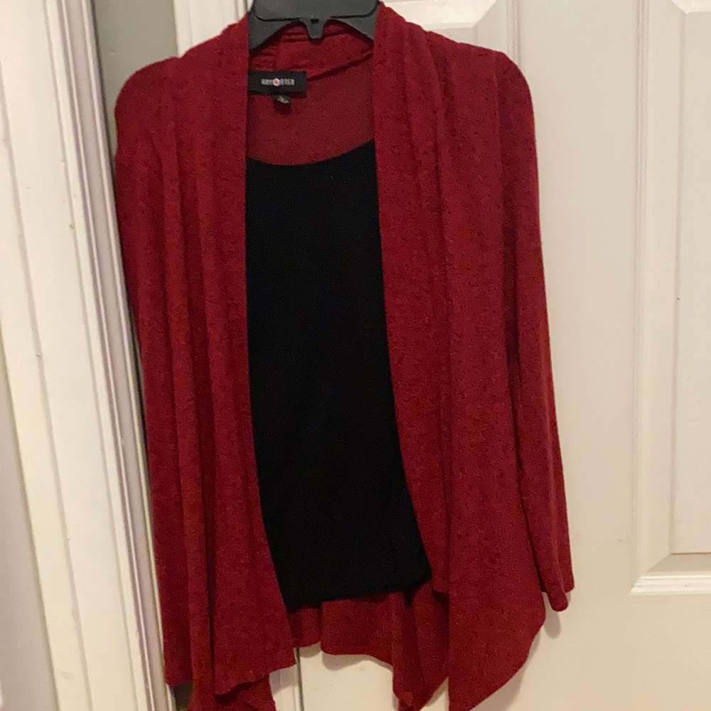Women’s top and cardigan